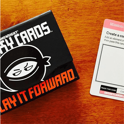 Sneaky Cards original and Sneaky Cards 2 boxes
